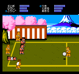 Nekketsu Koukou Dodgeball Bu (Japan) In game screenshot